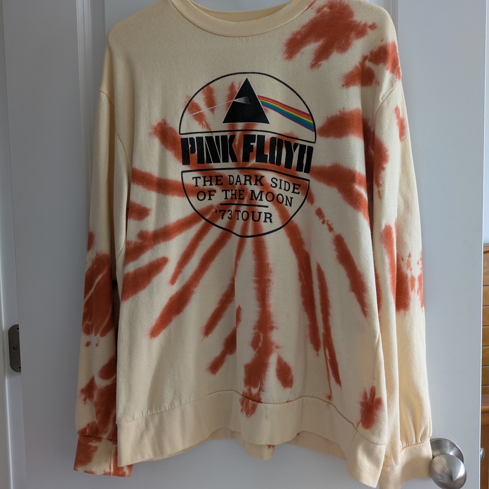 Pink Floyd Cream and Orange Sweatshirt